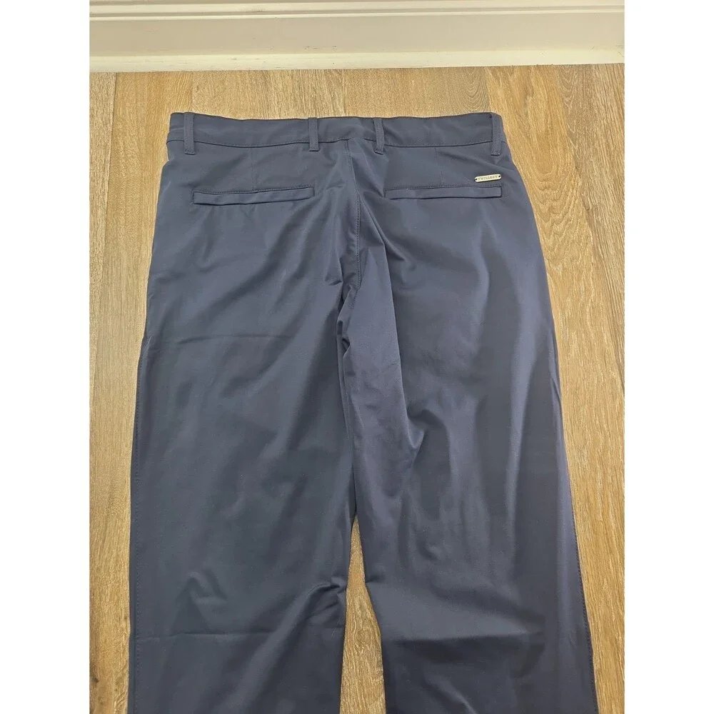 Men Twillory Tailored Fit Technical Fabric Suit Set Navy 42R Sport Blazer 34x31